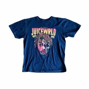 Juice WRLD 999 Navy Graphic Tee - Size L